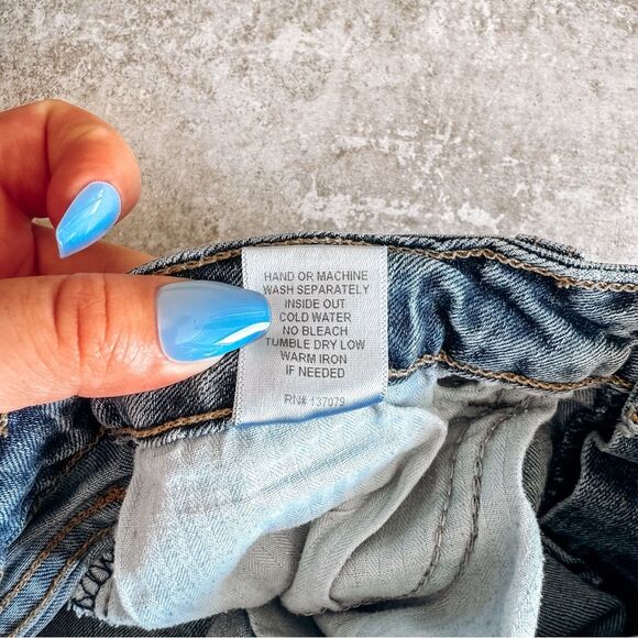 TheMogan Straight Leg Light Wash Denim Jeans Size 3 - Picture 8 of 8